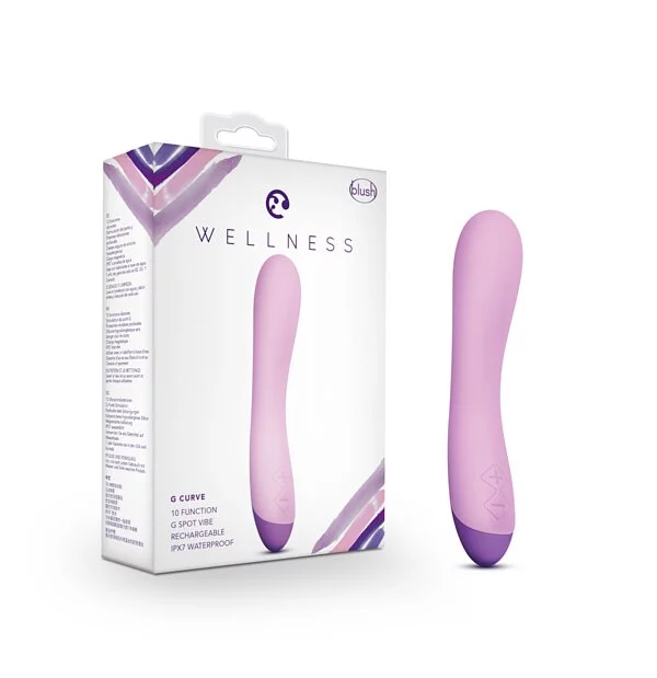Blush Novelties - Wellness: 柔軟強力G點震動棒