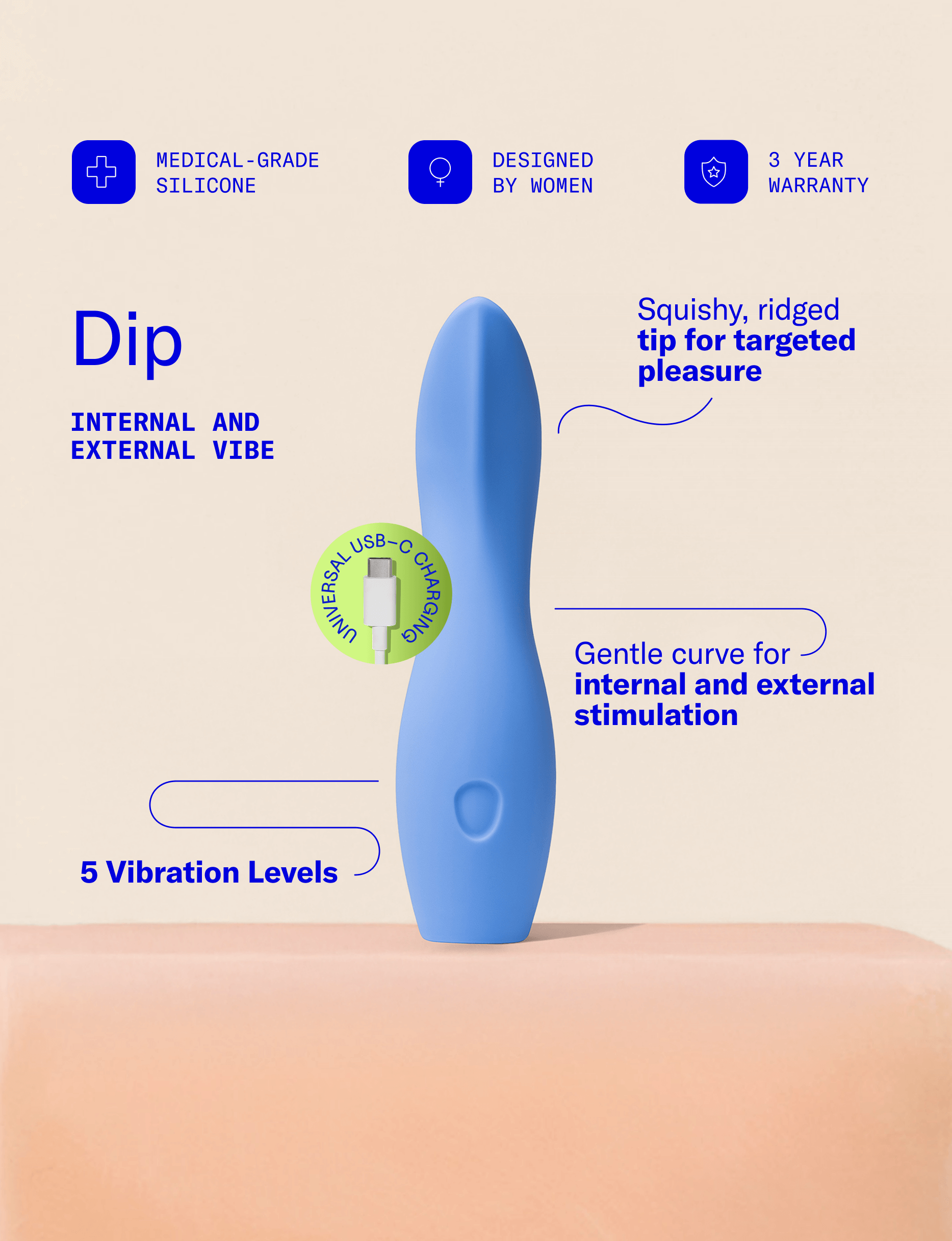 Dame Dip 基礎款震動器