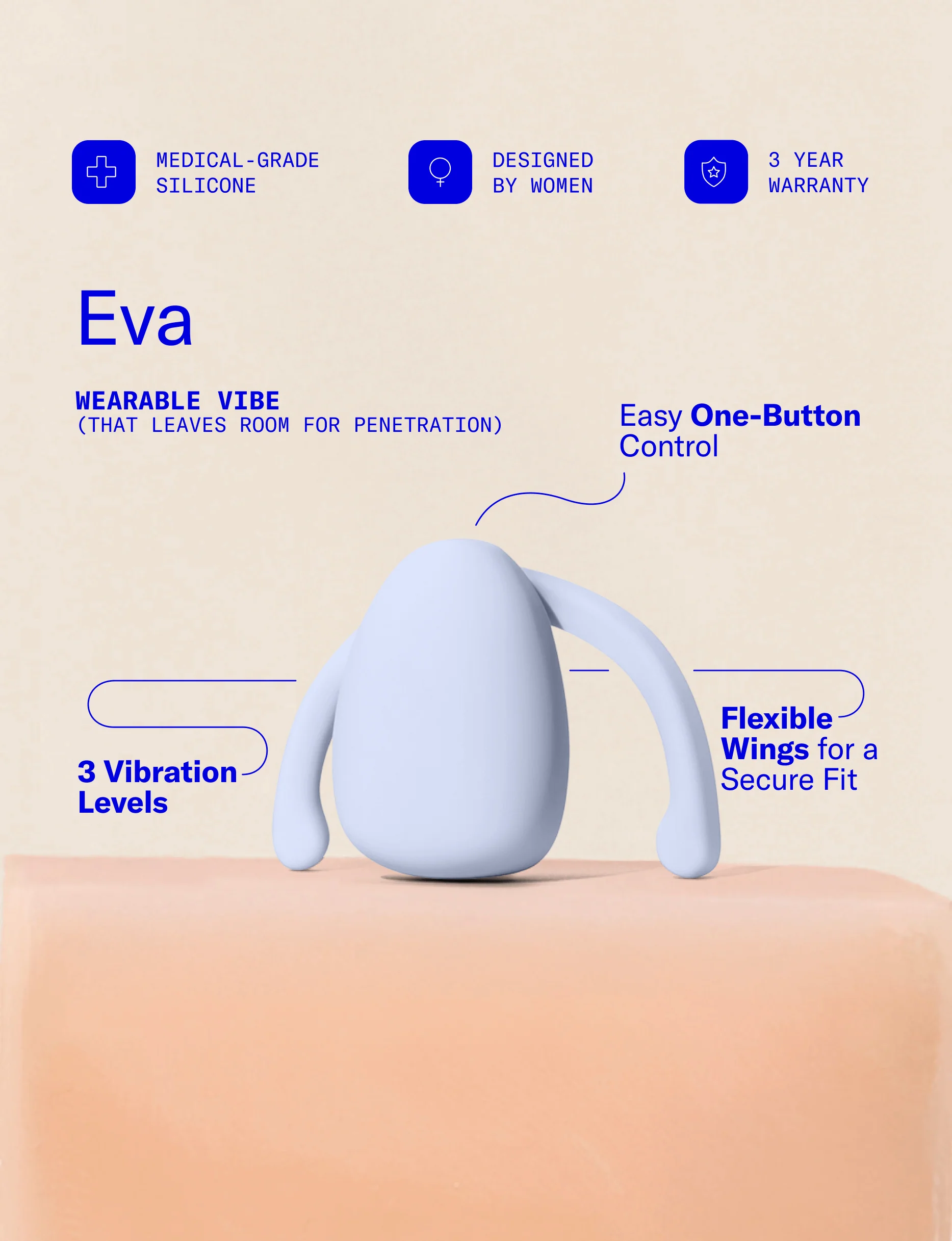 Dame Eva II 穿戴式免持震動器