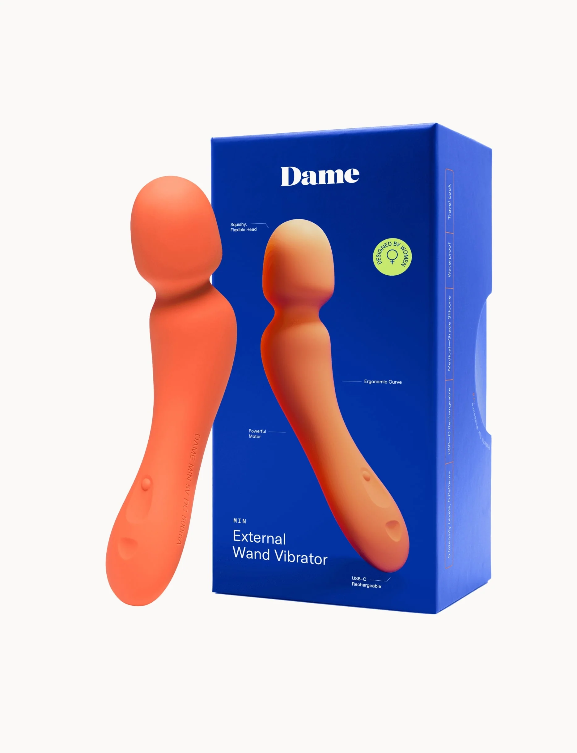 Dame Min 迷你按摩棒震動器