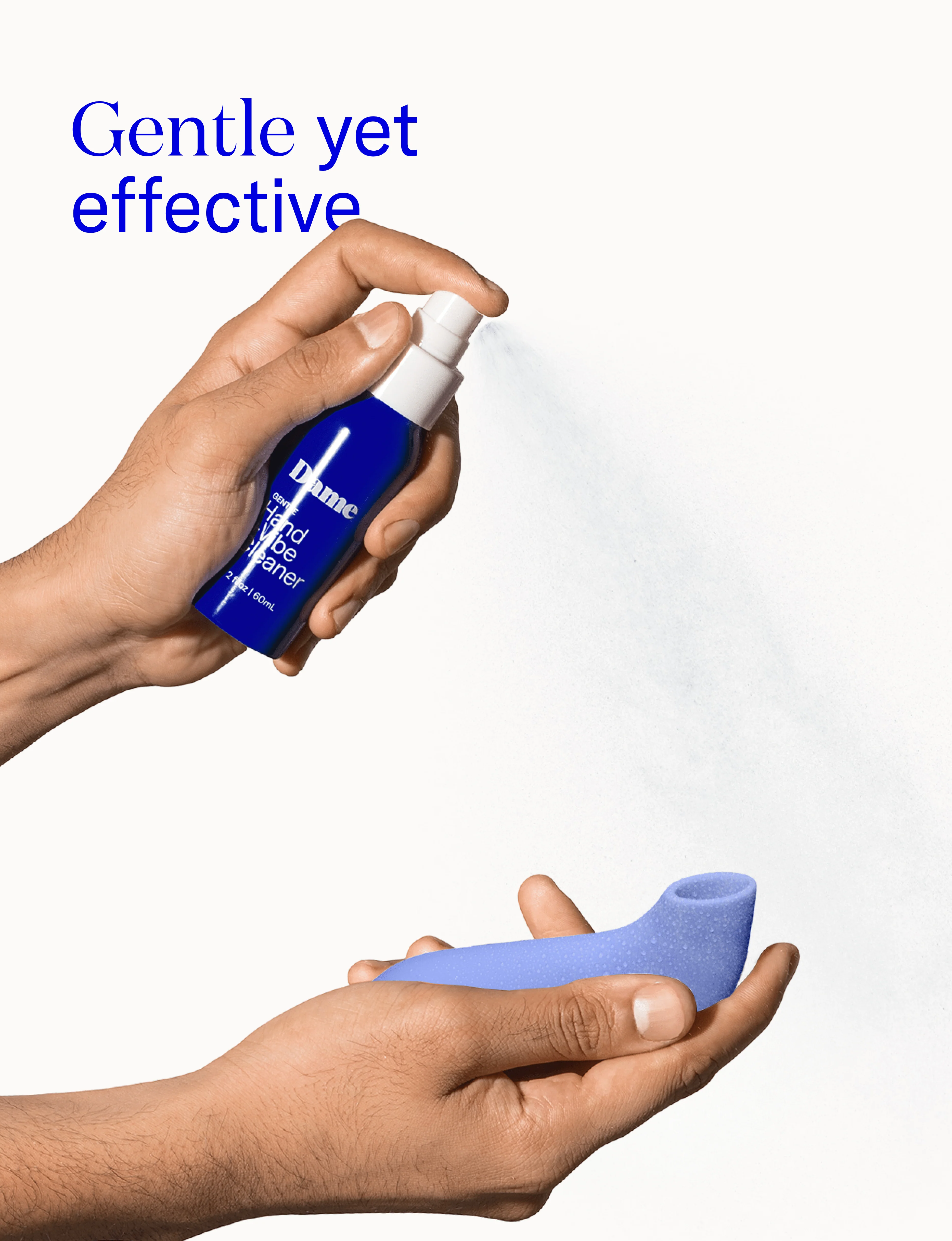 Dame Hand Vibe 清潔噴霧成分展示