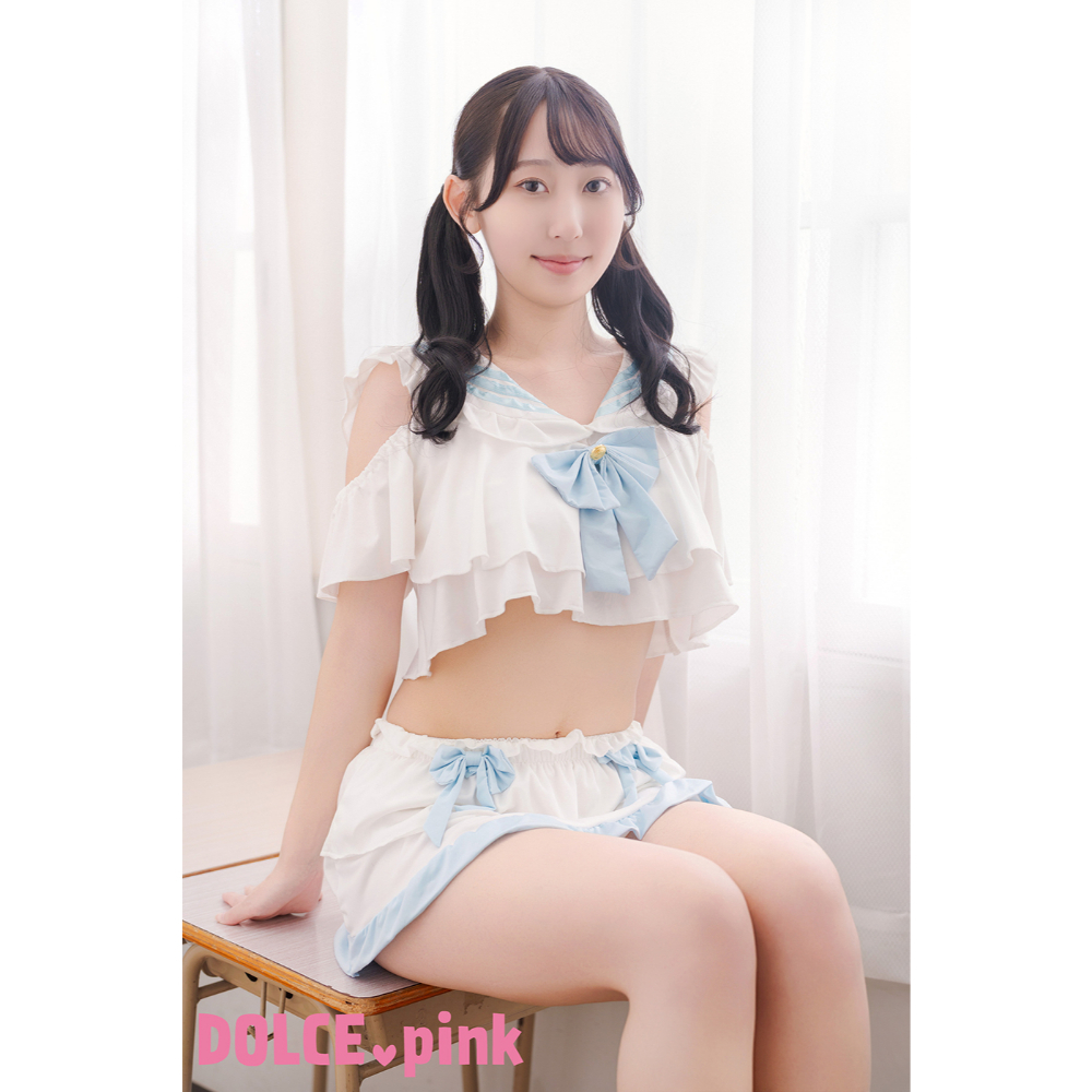 DOLCE.Pink - 偶像可愛荷葉邊學生制服情趣套裝