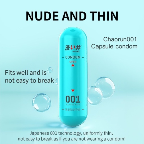 Drywell - 0.01 超薄 3片裝 PU安全套