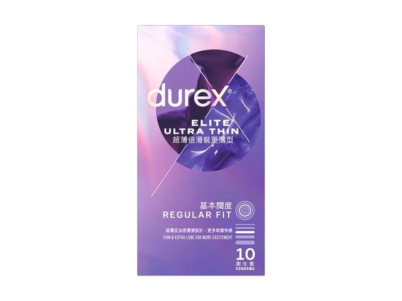 Durex 杜蕾斯 超薄倍滑裝更薄型 10 片裝 乳膠安全套