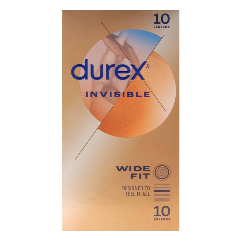 杜蕾斯 Invisible 大碼超薄裝 10 片裝 乳膠安全套