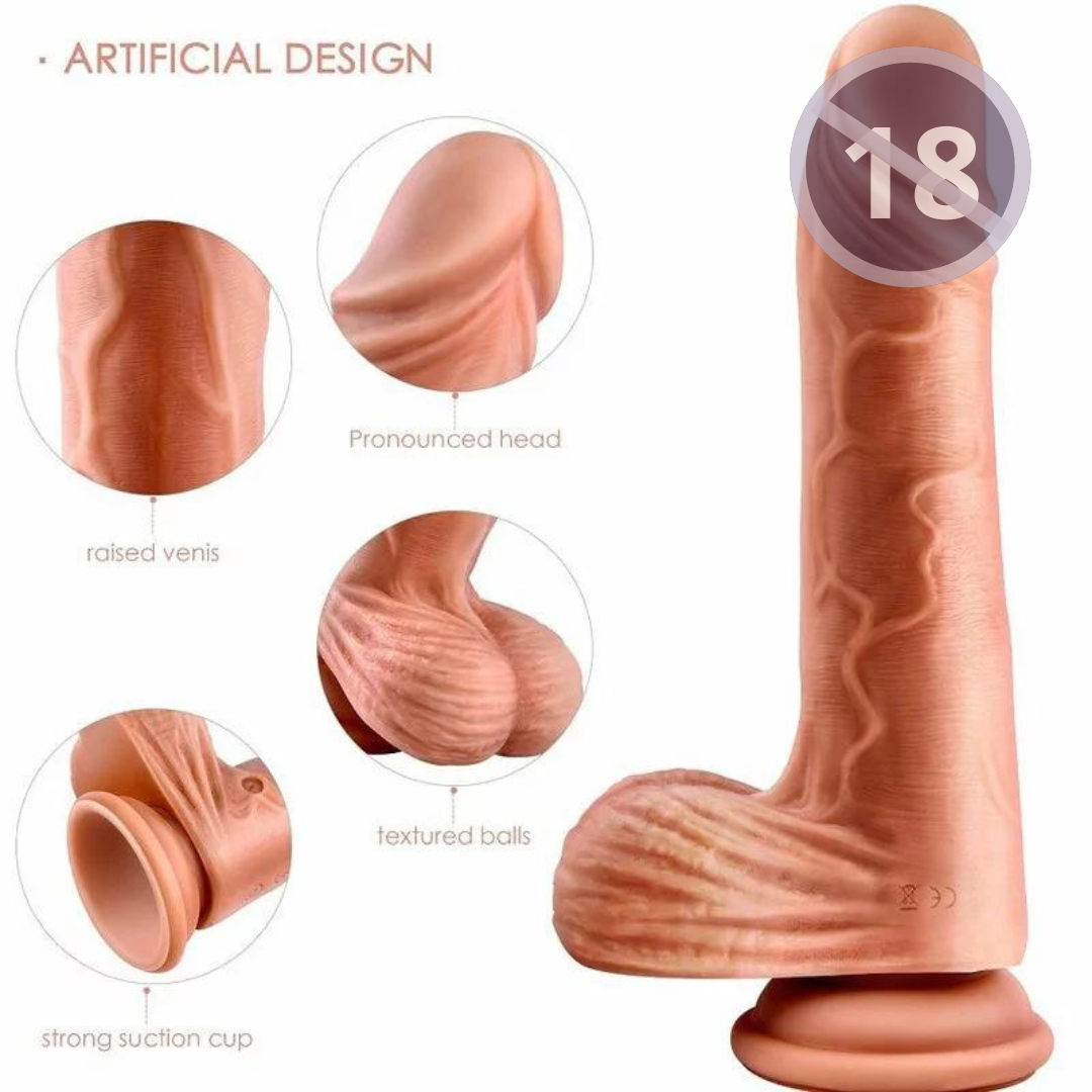 Erocome Hercules 可加熱吸盤式自動伸縮震動仿真陽具