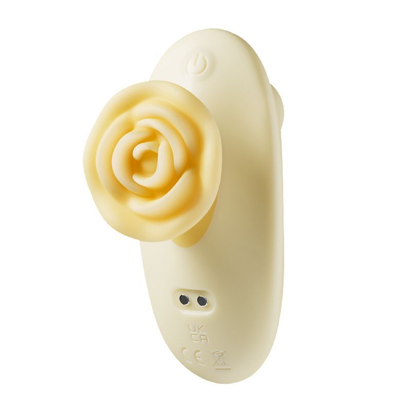 EROCOME - ROSE KISSING 玫瑰接吻 陰蒂吸啜器 - 黃色