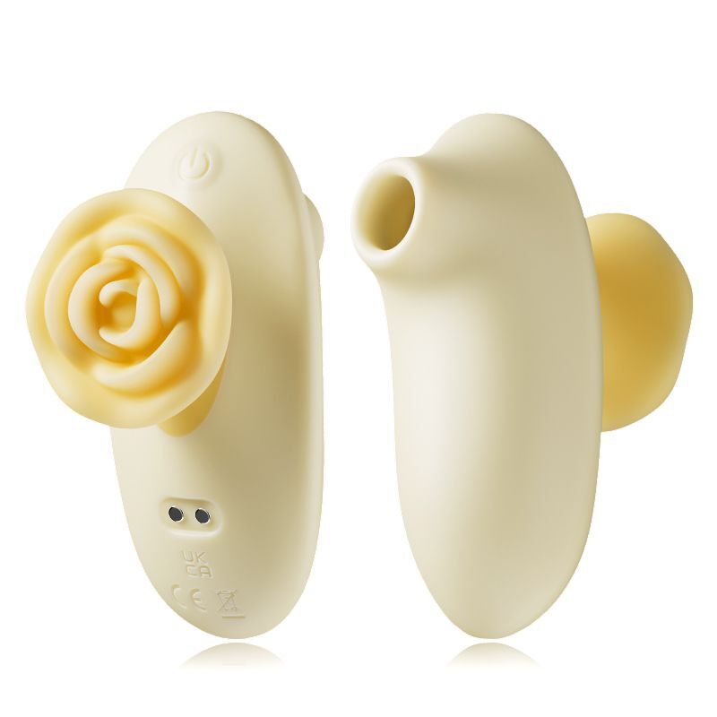 EROCOME - ROSE KISSING 玫瑰接吻 陰蒂吸啜器 - 黃色