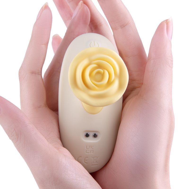 EROCOME - ROSE KISSING 玫瑰接吻 陰蒂吸啜器 - 黃色