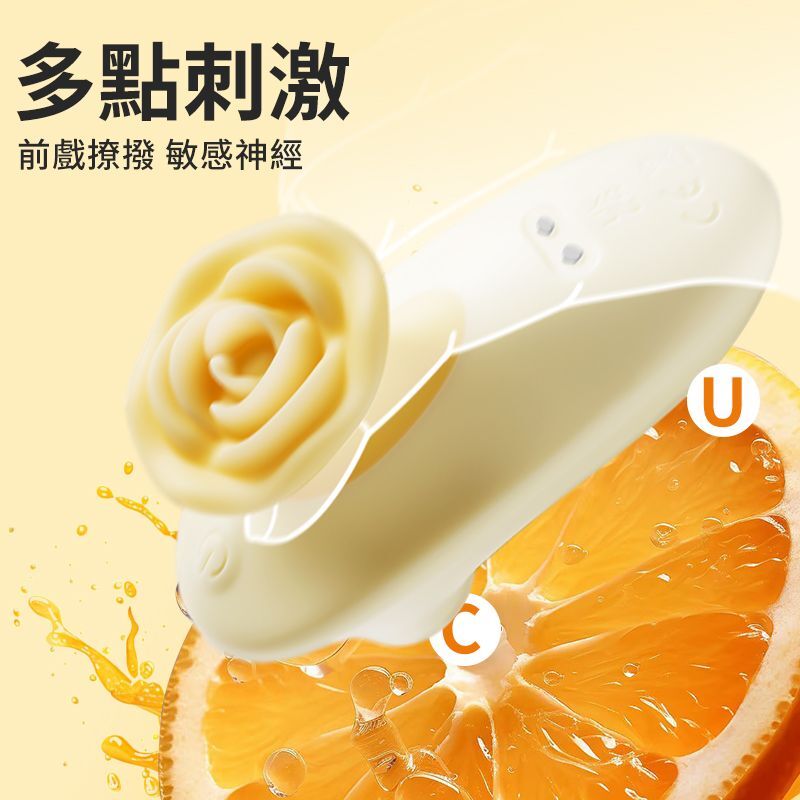 EROCOME - ROSE KISSING 玫瑰接吻 陰蒂吸啜器 - 黃色
