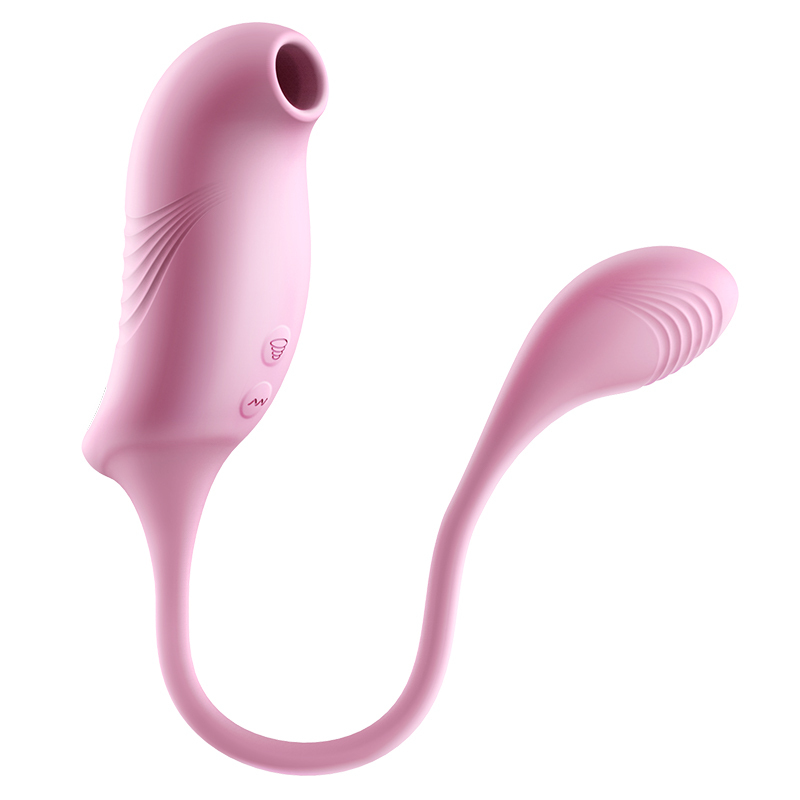 EROCOME Tucana 杜鵑座 吸啜+震動雙點刺激按摩器 - 粉紅色