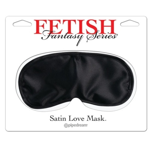 Fetish Fantasy - Satin Love 高質尼龍眼罩 - 黑色