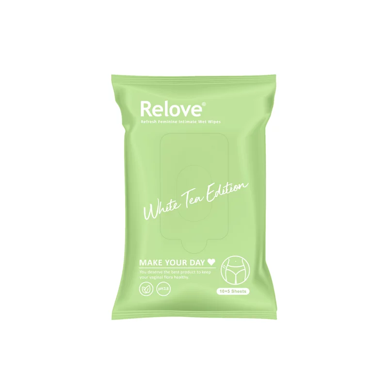 [新包裝]Relove 30秒私密肌弱酸清潔濕紙巾