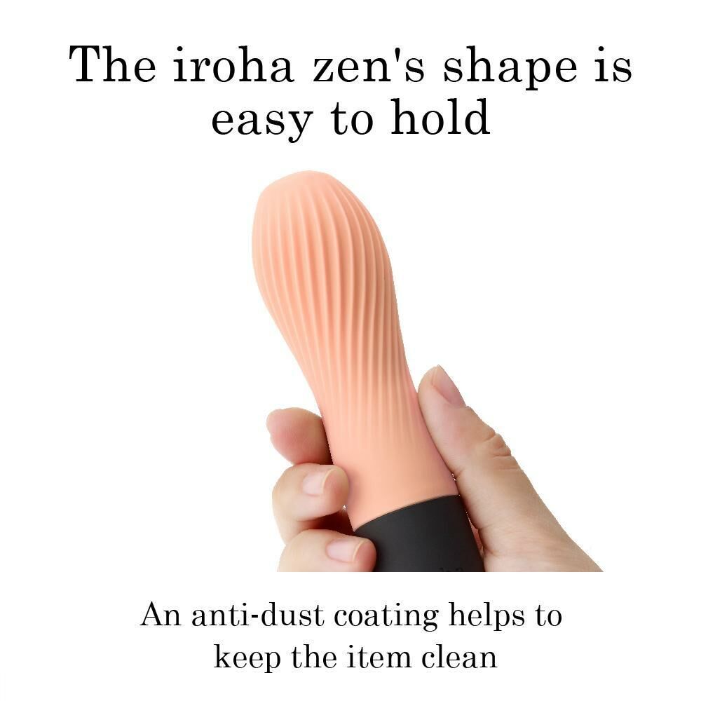 iroha Zen 禪茶三味 女性柔軟震動按摩棒 花茶(粉色)