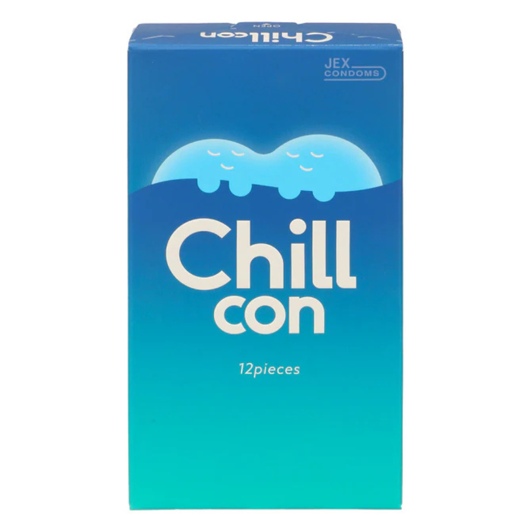 JEX - Chill Con 涼感舒緩啫喱 乳膠安全套 12片裝