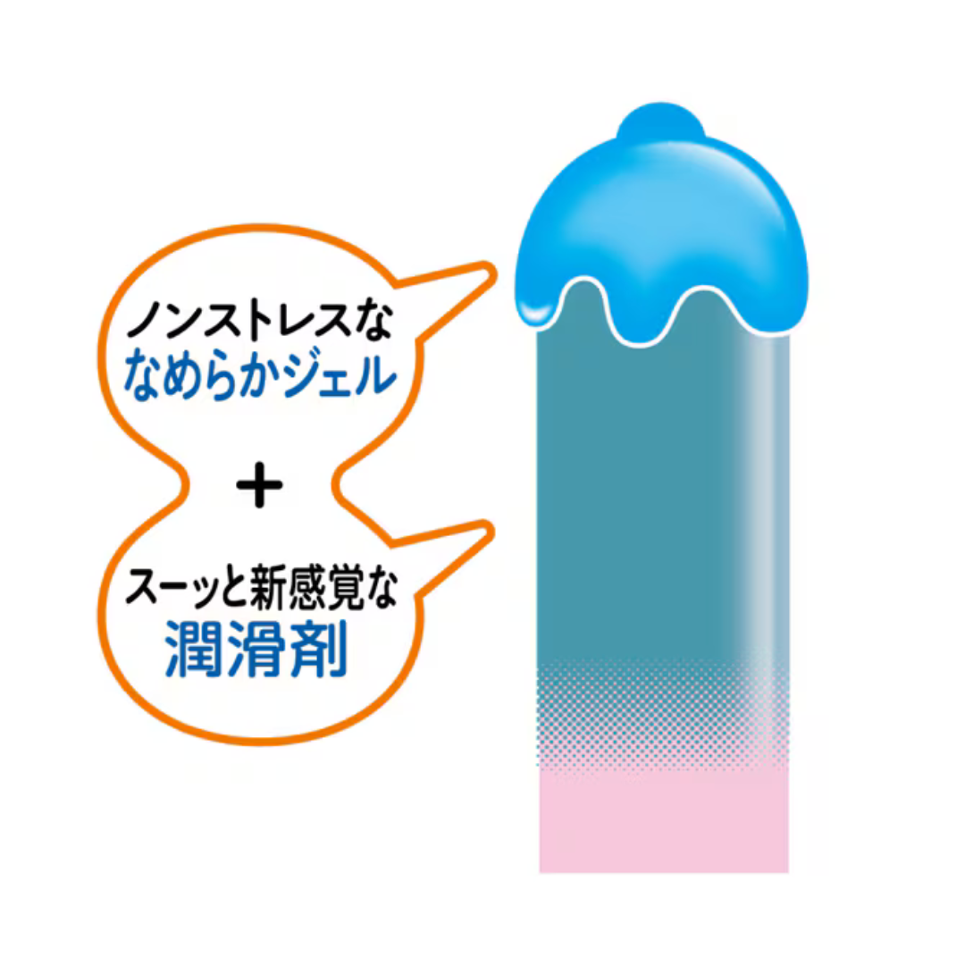 JEX - Chill Con 涼感舒緩啫喱 乳膠安全套 12片裝