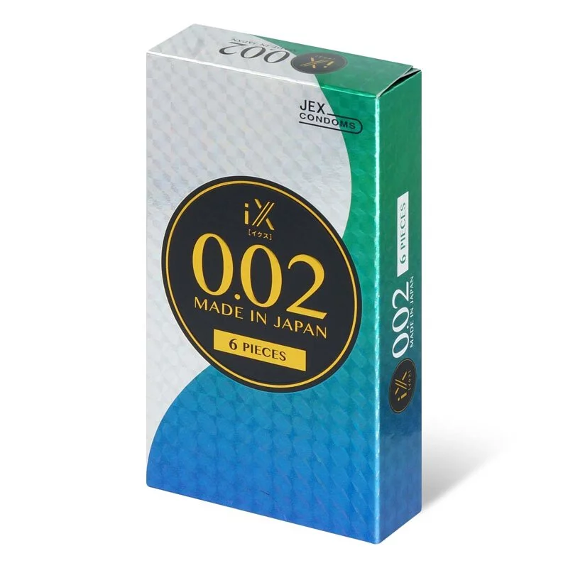 JEX iX 0.02 6片裝 PU安全套