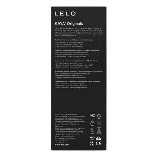 LELO - Kaya Originals 智能可用APP兔耳按摩棒 - 紫色