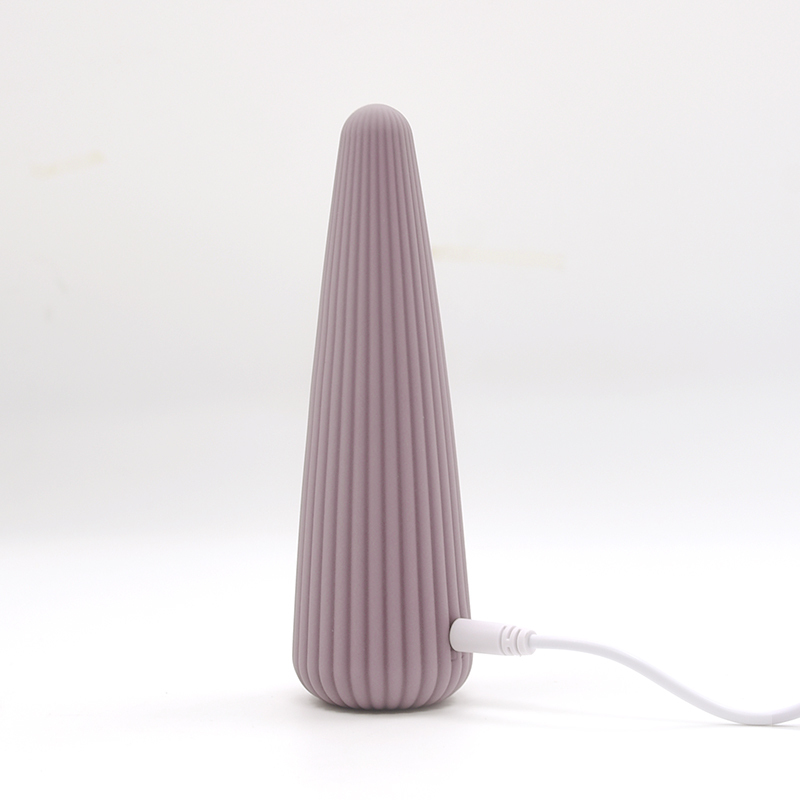 長條形蘑菇狀震動器--紫色