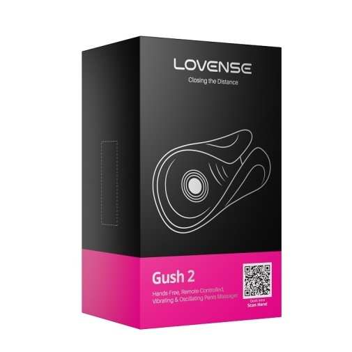 LOVENSE - Gush 2 智能遠程 震動+拍打震盪 陰莖按摩器