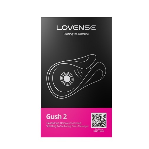 LOVENSE - Gush 2 智能遠程 震動+拍打震盪 陰莖按摩器