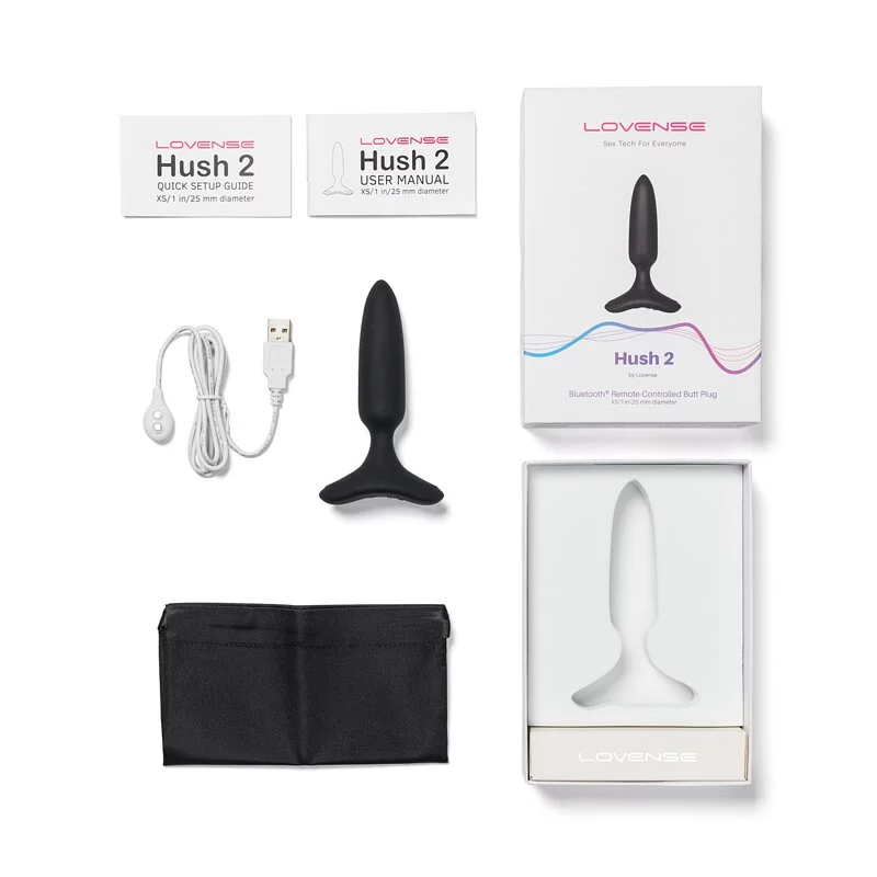 LOVENSE Hush 2 遠端智能 後庭震動肛塞 (四種尺寸可選)