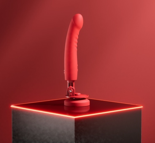 LOVENSE Mission 2 智能遠程仿真震動假陽具 - 紅色