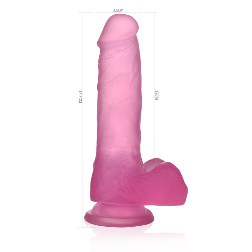 Lovetoy - 7" 粉色可愛假陽具