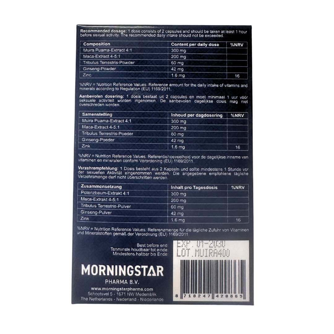 Morningstar - Libido Extreme 2.0 性慾極限勃起膠囊 6粒裝