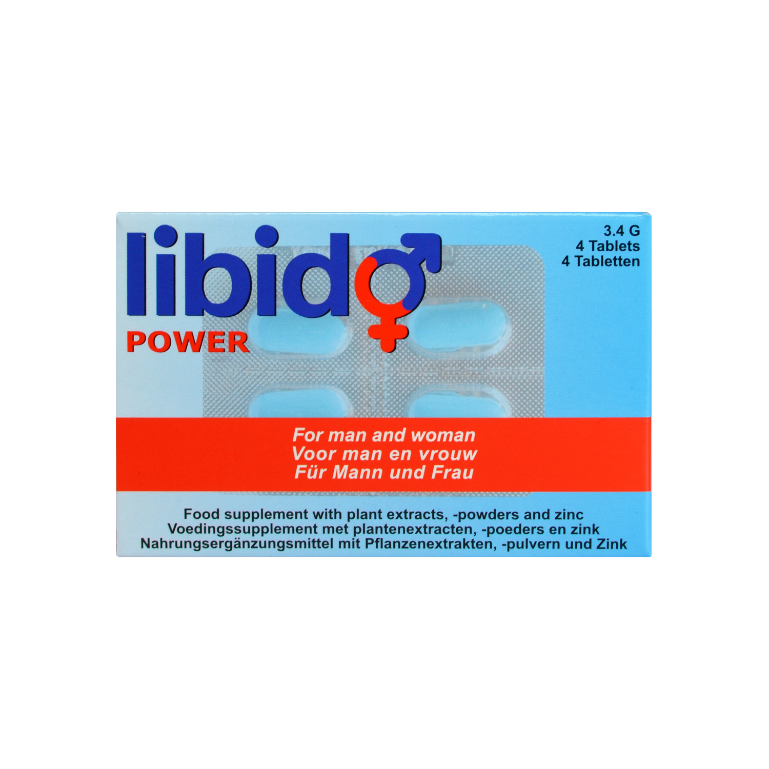 Morningstar - Libidopower 男女性慾提升丸 4粒試用裝
