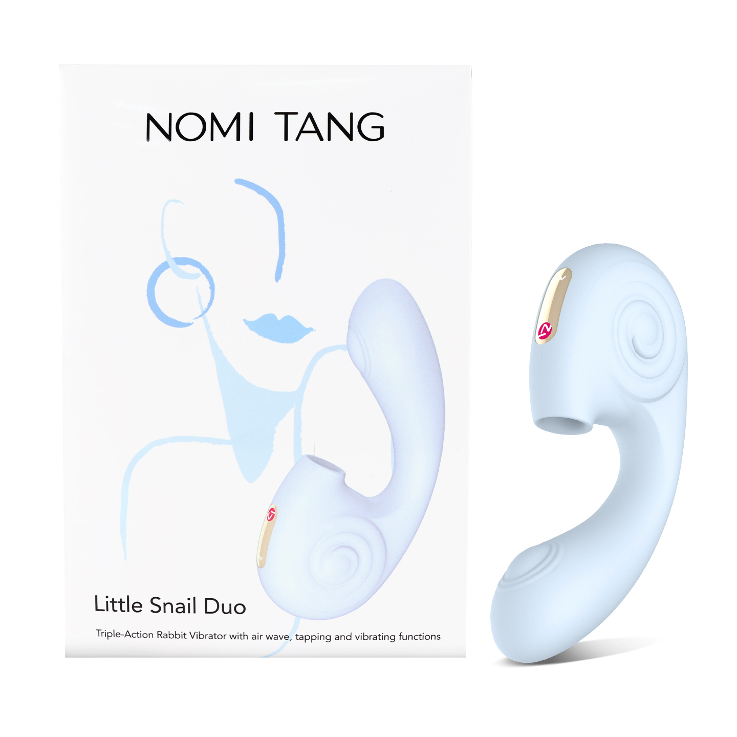 Nomi Tang - Little Snail Duo 蝸牛雙點吸啜震動拍打器