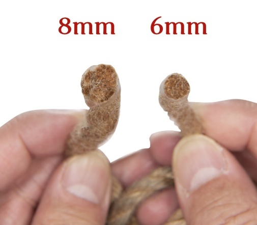 NPG 極匠手造蜜蝋麻縄 (粗8mm; 長7m)
