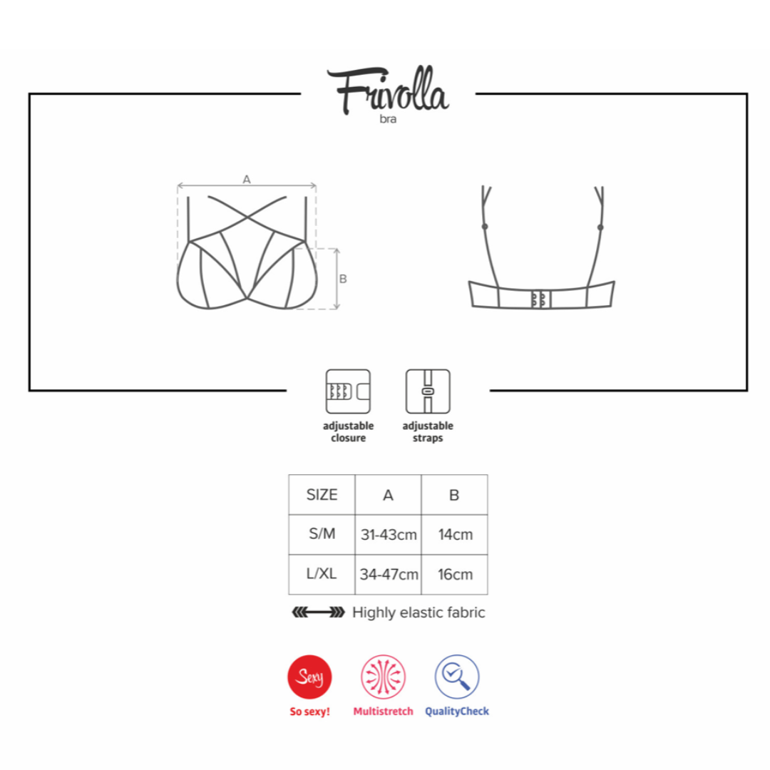Obsessive - Frivolla 性感綑綁內衣 - L/XL
