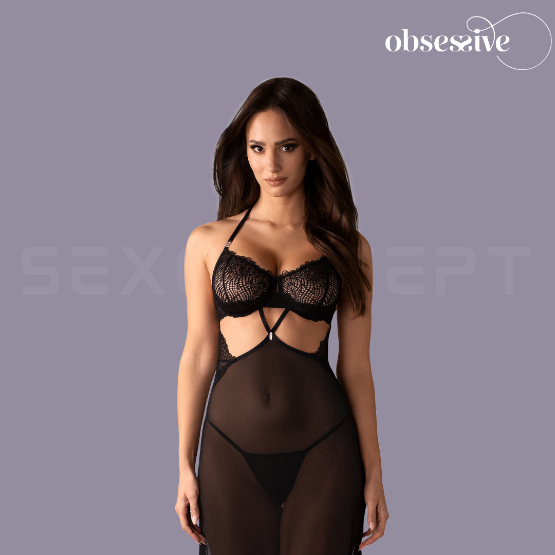Obsessive - Iliosa 鏤空情趣透視長裙  - S/M/L/XL