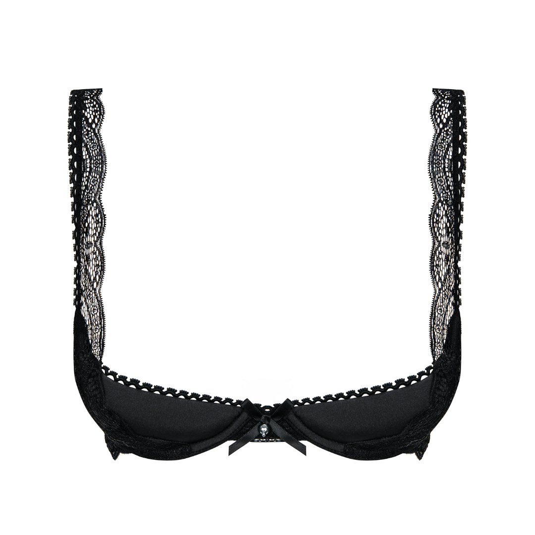 Obsessive - Miamor half-bra 蕾絲鋼圈push up半胸罩 - S/M/L/XL