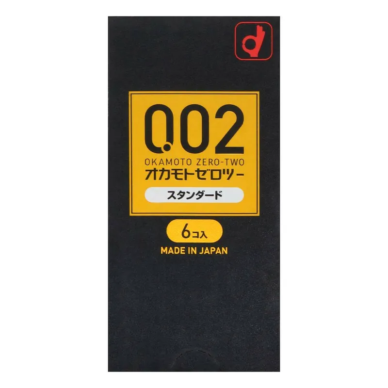 岡本 薄度均一 0.02 (日本版) 6 片裝 PU 安全套 (日本便利店版)
