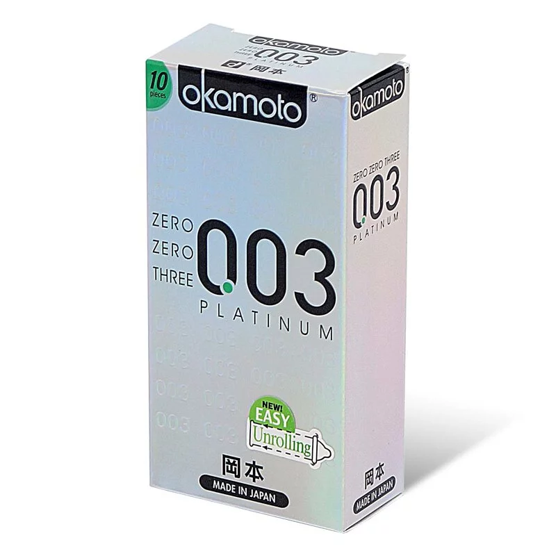 岡本 0.03 白金 10 片裝 乳膠安全套
