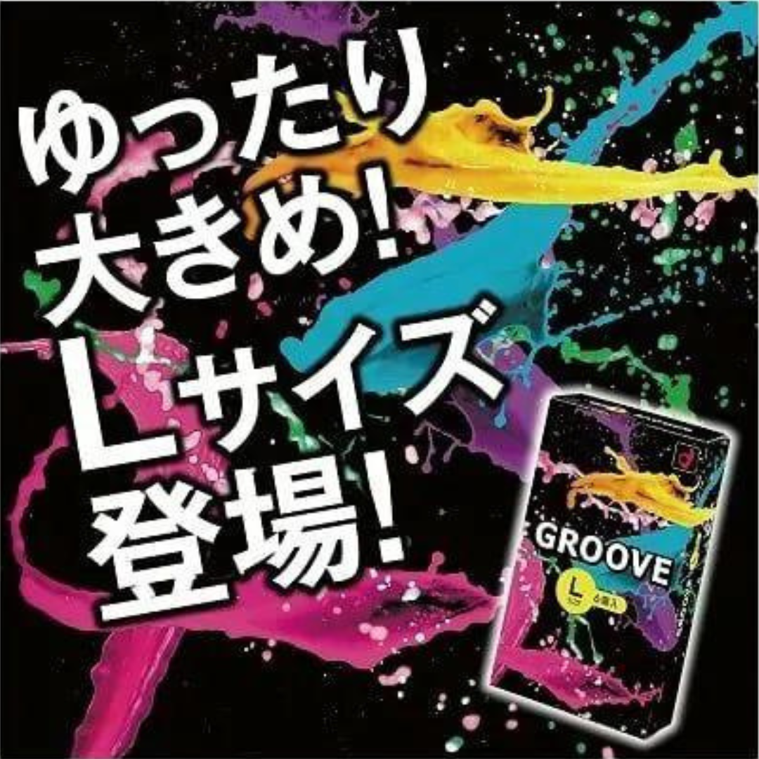 岡本 GROOVE 加潤貼身 大碼 6 片裝 乳膠安全套