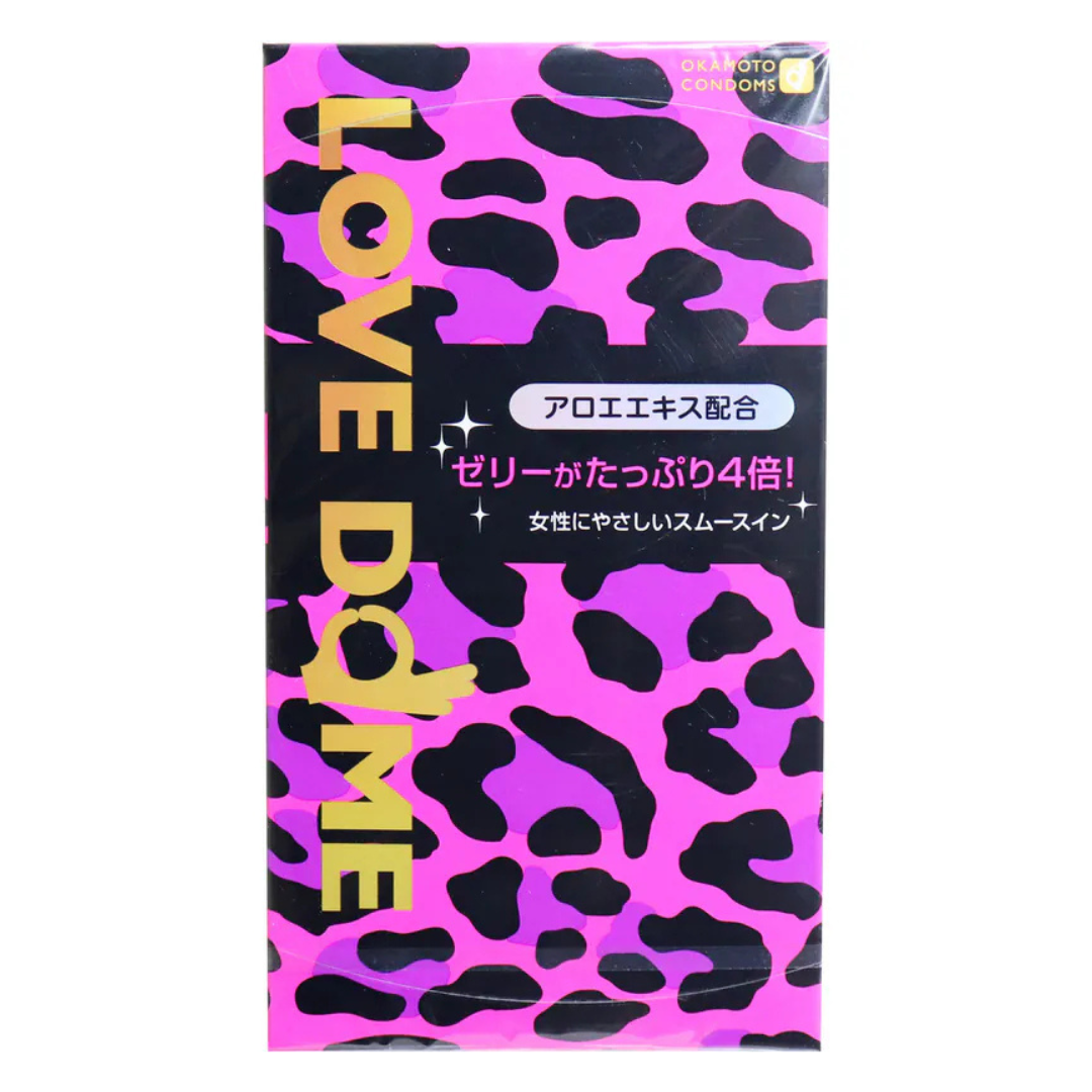 岡本 Love Dome 蘆薈4倍潤滑 12 片裝 乳膠安全套