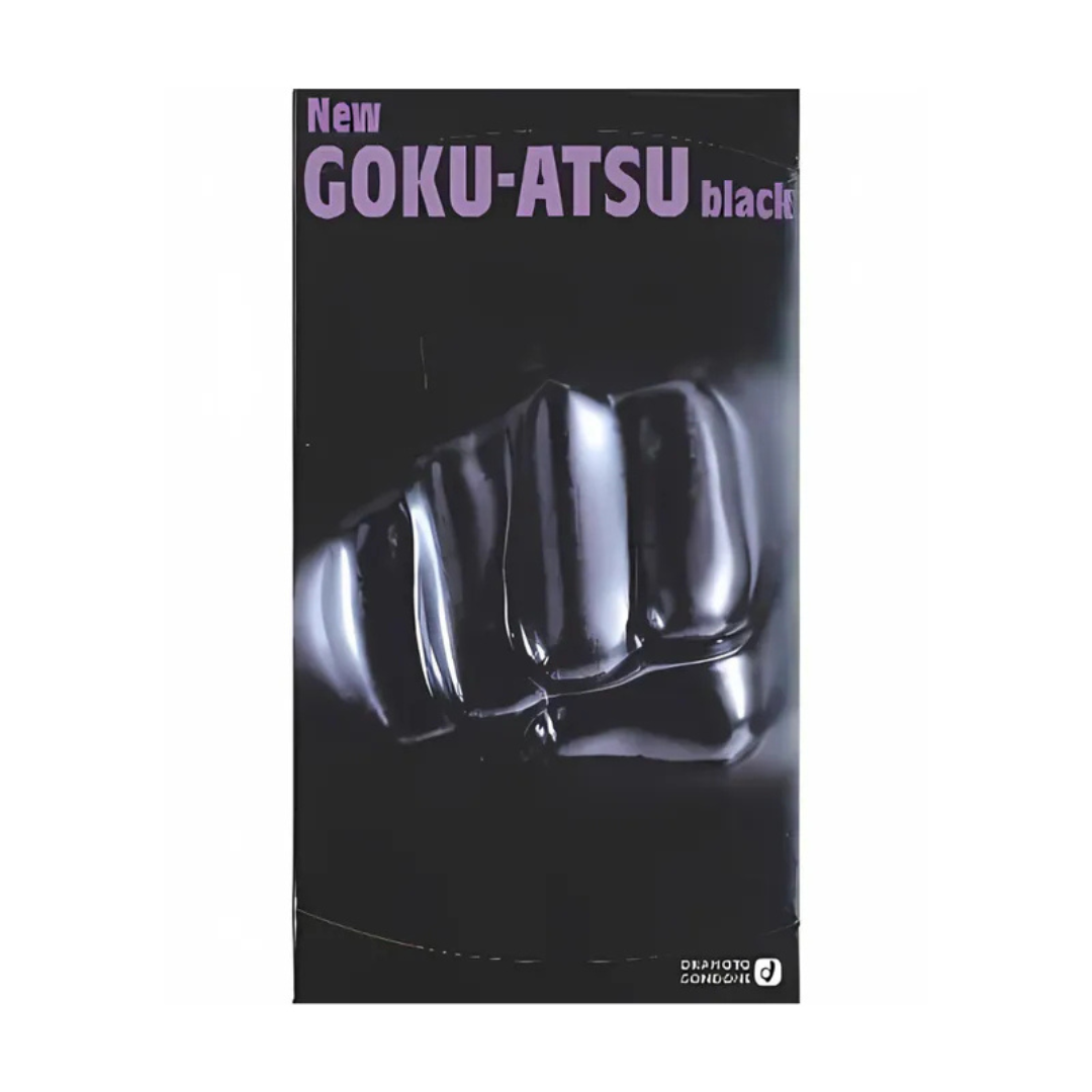 岡本 New GOKU-ATSU 極厚純黑持久 12片裝 乳膠安全套