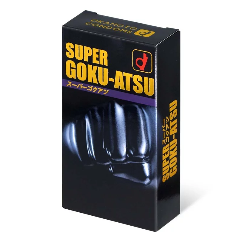 岡本 超極厚純黑 持久裝 0.12mm (日本版) 10 片裝 乳膠安全套