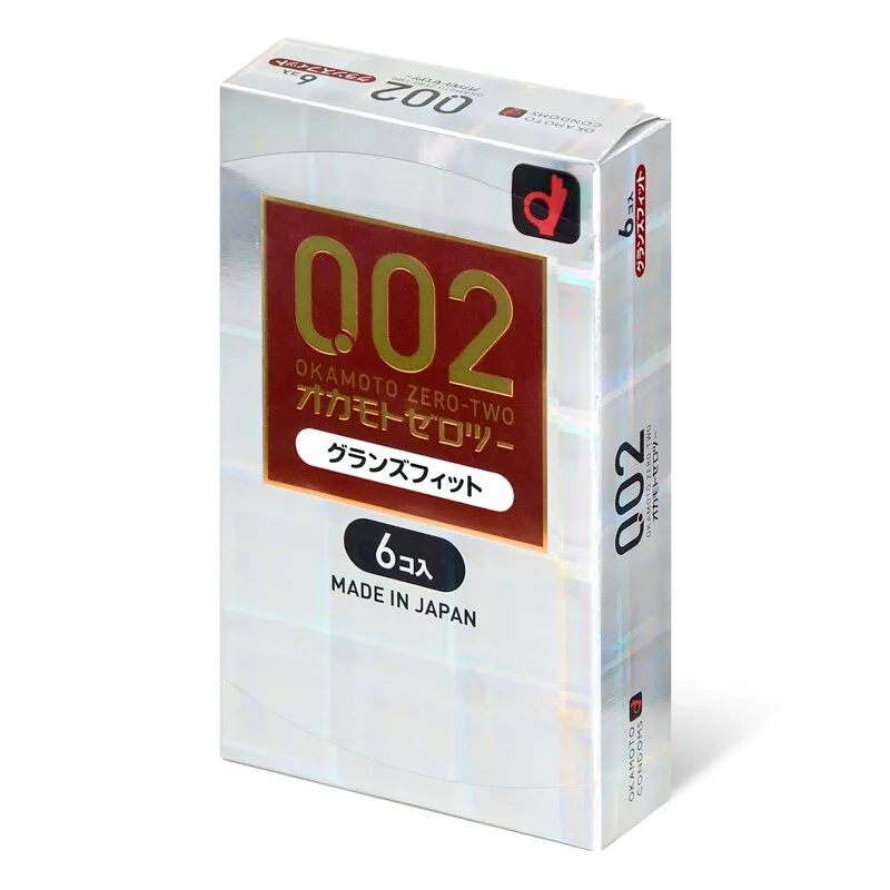 岡本 薄度均一 0.02 前端合身 (日本版) 58/56mm 6 片裝 PU 安全套