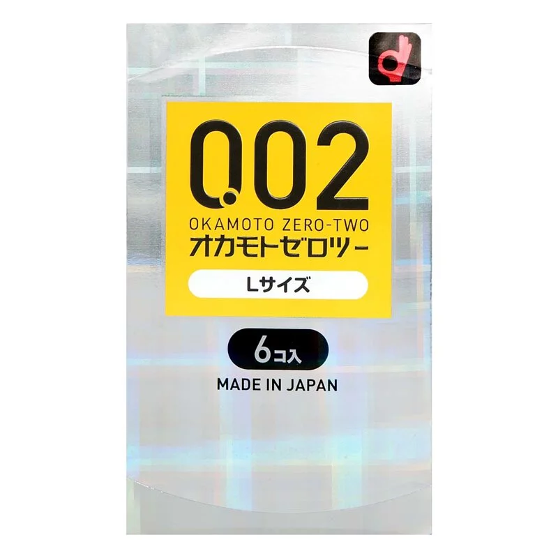 岡本Okamoto 薄度均一 0.02 大碼 (日本版) 58mm 6 片裝 PU安全套
