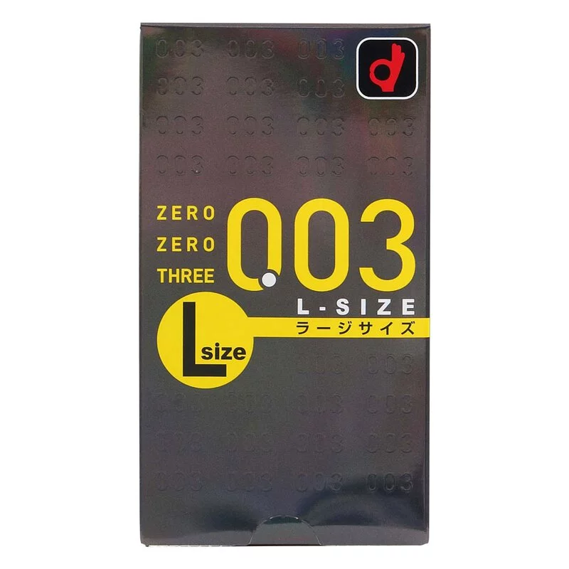 岡本 0.03 大碼 (日本版) 58mm 10 片裝 乳膠安全套