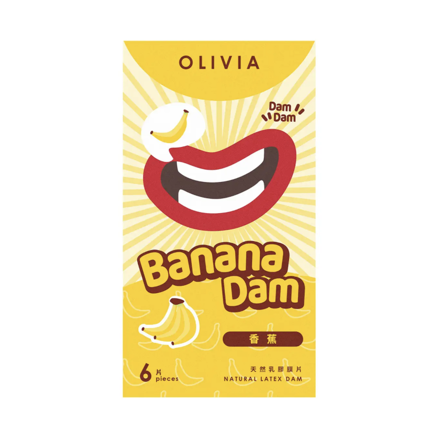 奧莉維亞 Olivia 香蕉香味 6 片口交膜片