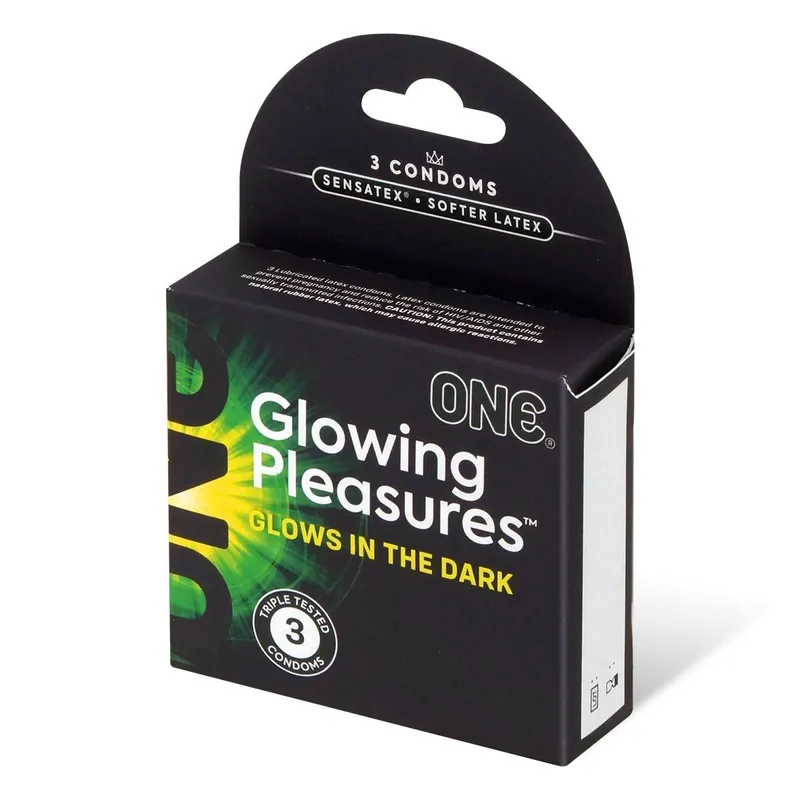 ONE 夜光 3 片裝 乳膠安全套