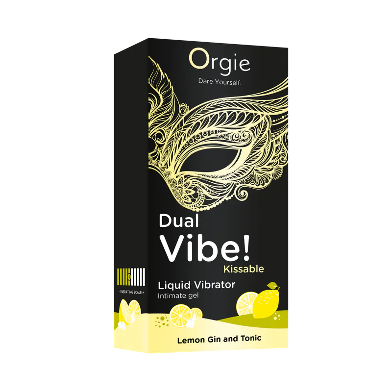 Orgie - Dual Vibe! 口交專用 冰火震震高潮液 (Lemon Gin and Tonic 口味)
