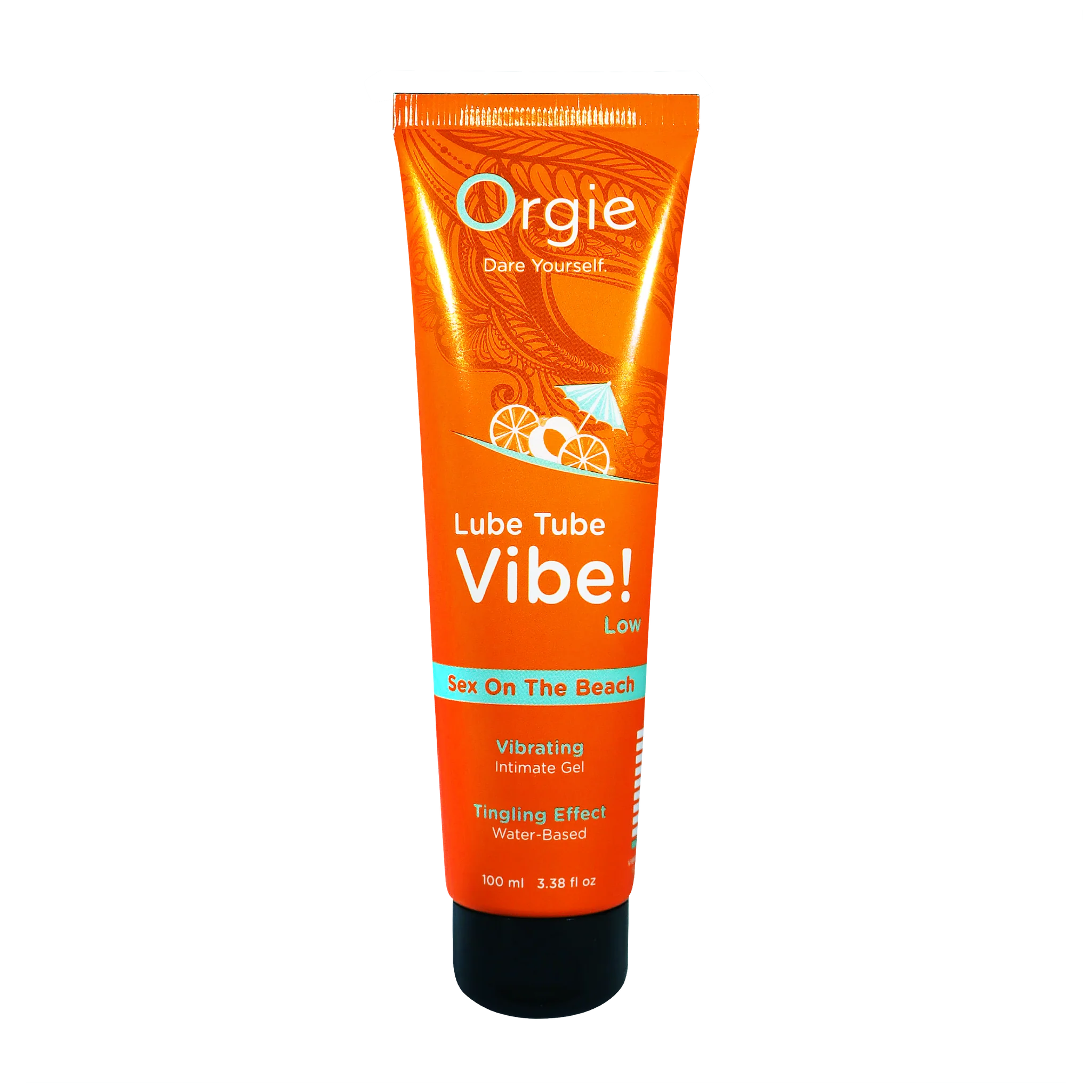 Orgie - Lube Tube Vibe! Sex On The Beach 3合1 酥麻跳動可食用潤滑液 性感海灘雞尾酒味 - 100ml