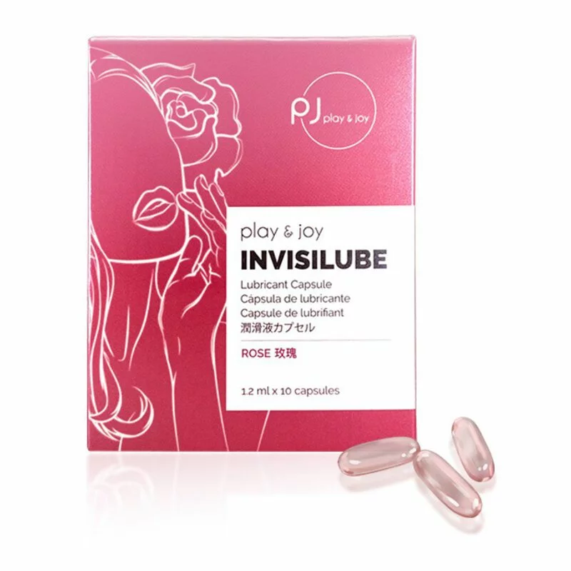 PLAY & JOY 隱形潤滑液膠囊 1.2ml 10 粒裝 (玫瑰香味)