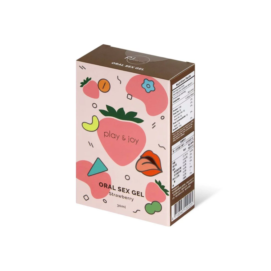 PLAY & JOY 情趣口交液 30ml (士多啤梨風味)